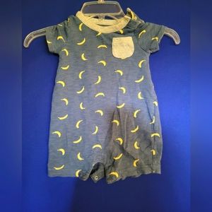 GAP ones blue w bananas